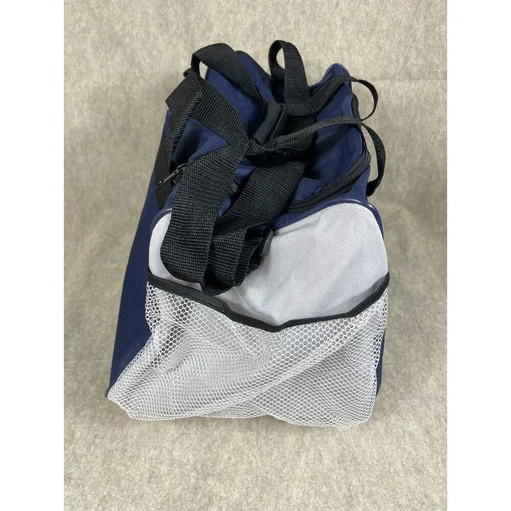 Vintage Y2K 90s Big Dogs Blue Duffle Bag